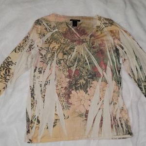 Project brand 3/4 length sleeve top, size XL